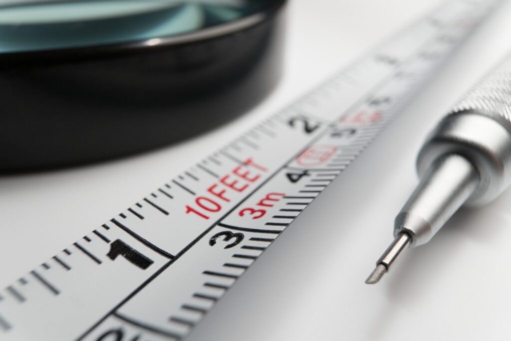 Tape measurement and precision tool for measurements